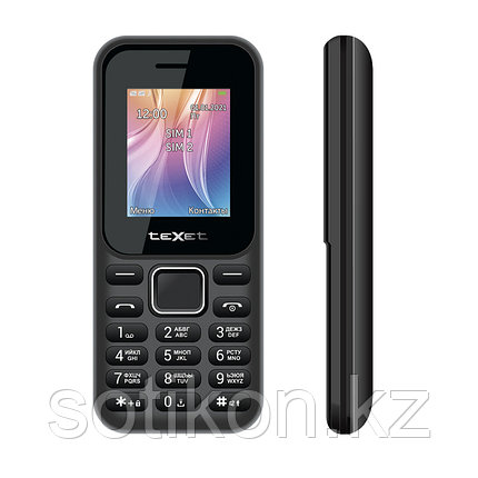 Мобильный телефон Texet TM-123 черный, фото 2