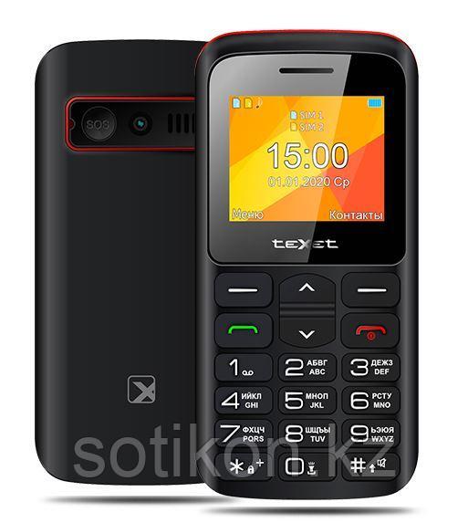 Мобильный телефон Texet TM-B323 черный-красный
