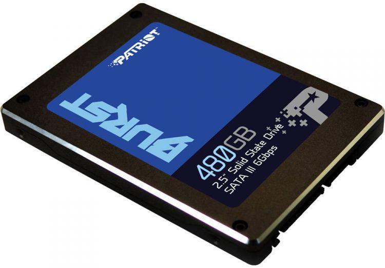 Накопитель SSD 2.5" SATA III Patriot 480GB BURST 560/540 PBU480GS25SSDR - фото 1 - id-p97474371