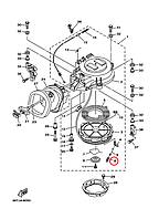 Стартер пружинка Yamaha Y 40X 66T157670000