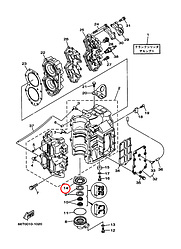 Шайбы сепараторные с отверстиями Yamaha Y 40 66T115650000