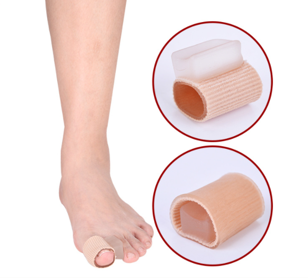 Корректор первого и второго пальца на ступне тканево-силиконовое (разделитель пальцев ног), Алматы - фото 1 - id-p89139382