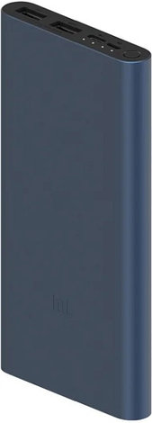 Внешний аккумулятор Xiaomi Mi Power Bank 3 10000mAh PLM13ZM черный-синий, фото 2