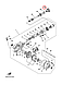 Муфта сцепления \ Втулка карданного вала квадроцикла Yamaha 5GH461230000, фото 2