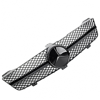 Решетка радиатора на CLS-class W219 2008-10 в стиле AMG (черный глянец+черная звезда)