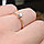 Золотое кольцо с бриллиантом 0,15Сt SI1/K, VG-Cut, фото 8