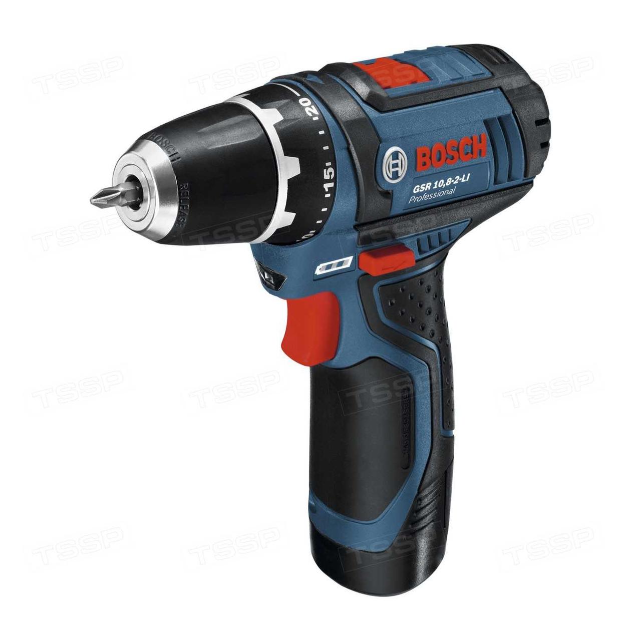 Аккумуляторная дрель-шуруповёрт Bosch GSR 12V-15 Professional 0601868122