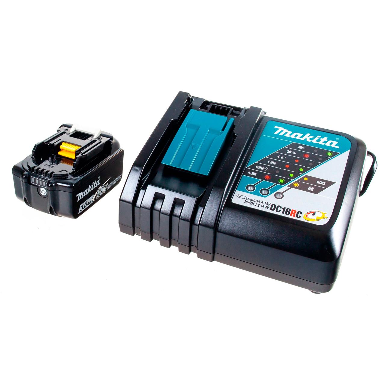 Набор Makita аккумулятор BL1830B + зарядное устройство DC18RC 191A25-2