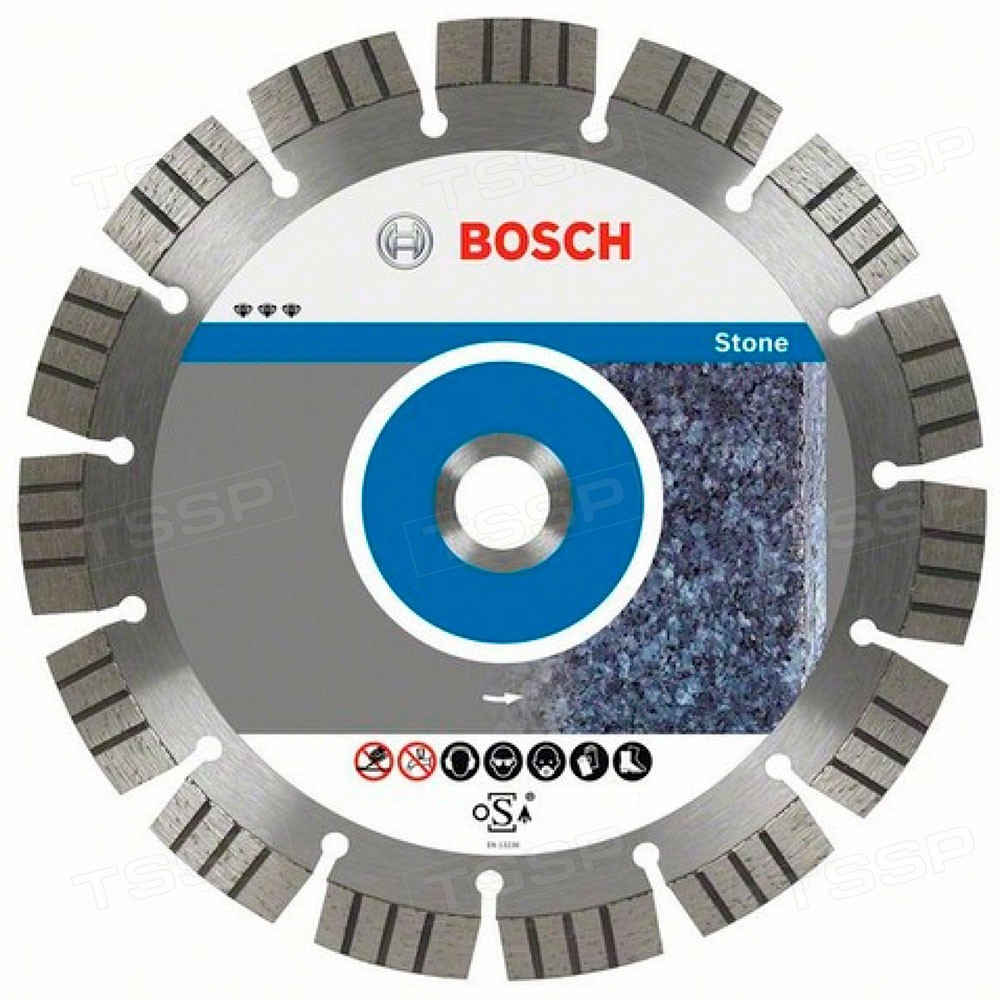 Алмазный диск Bosch 115*22,23 Best for Stone 2608602641