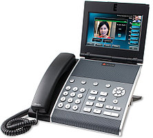 VVX 1500 Polycom IP видеотелефон, 6 линий, 2 x GE RJ-45, LCD 7'', гарнитура RJ-9/USB, SIP