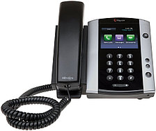 VVX 501 Polycom IP-телефон 12 линий SIP/Lync, 2 x GE PoE, цветной LCD 320x240, 2 x USB 2.0, (CAM)