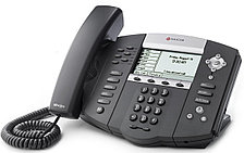 SoundPoint IP 550 Polycom IP телефон 4 линии SIP, 2 x FE PoE, ч/б LCD 320х160, HDvoice