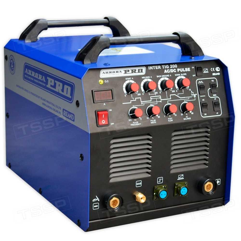 Сварочный аппарат инверторный аргонодуговой AURORA PRO INTER TIG 200 AC/DC PULSE 10052
