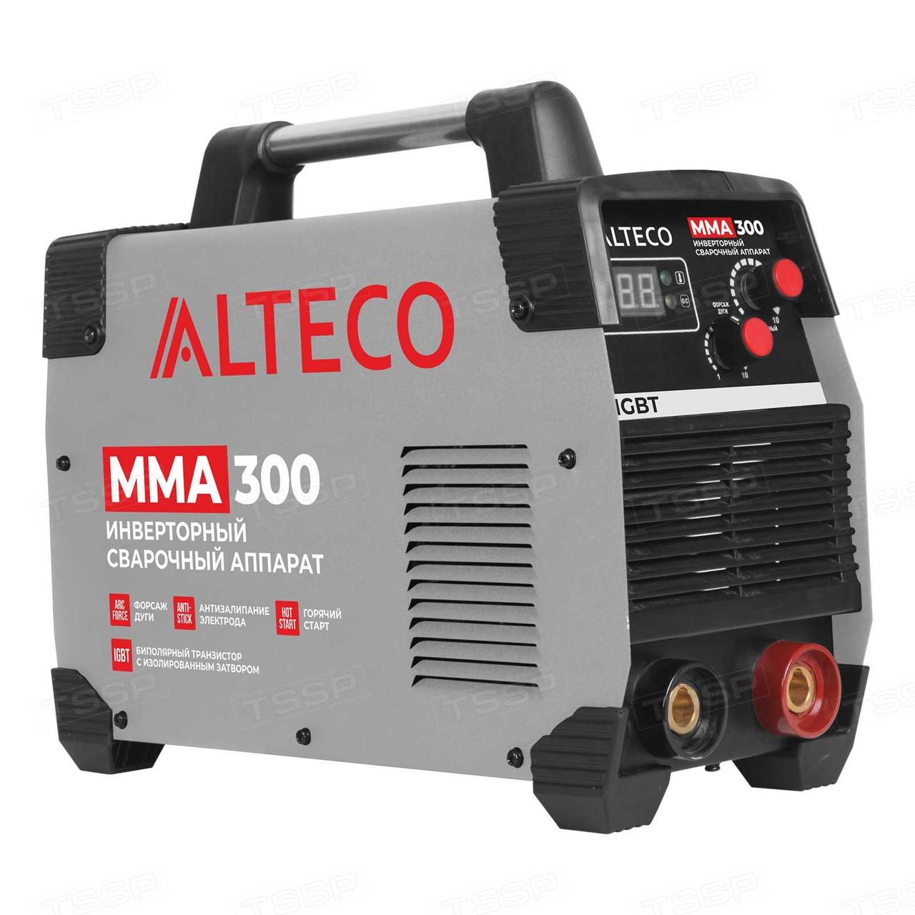 Сварочный аппарат инверторный ALTECO MMA-300 - фото 1 - id-p90855867