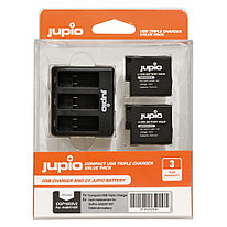 Набор Jupio для GoPro HERO5/6/7 AABAT-001  2x Battery + Compact USB Triple Charger