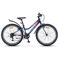 Велосипед 24' Navigator-420 V, V030, цвет тёмно-синий, размер рамы 13'
