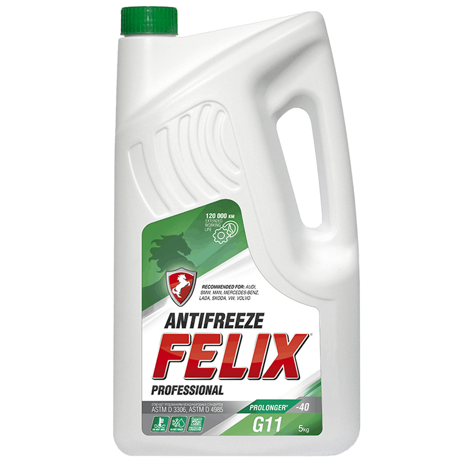 Антифриз зеленый FELIX Prolonger 10л - фото 2 - id-p97506322