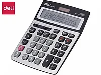 Калькулятор настольный DELI "39265" 16 разрядный серый