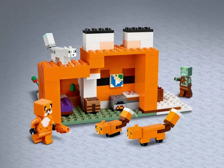 LEGO Minecraft 21178 Лисья хижина, конструктор ЛЕГО - фото 10 - id-p97506653