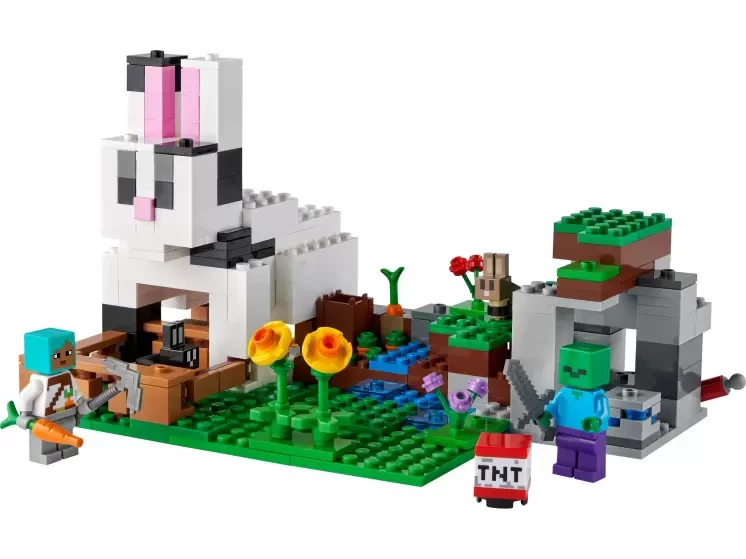 LEGO Minecraft 21181 Кроличье ранчо, конструктор ЛЕГО - фото 4 - id-p97506791