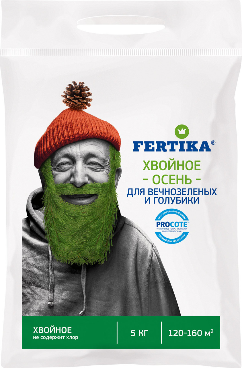 Фертика Хвойное осень для вечнозеленых и голубики 5 кг