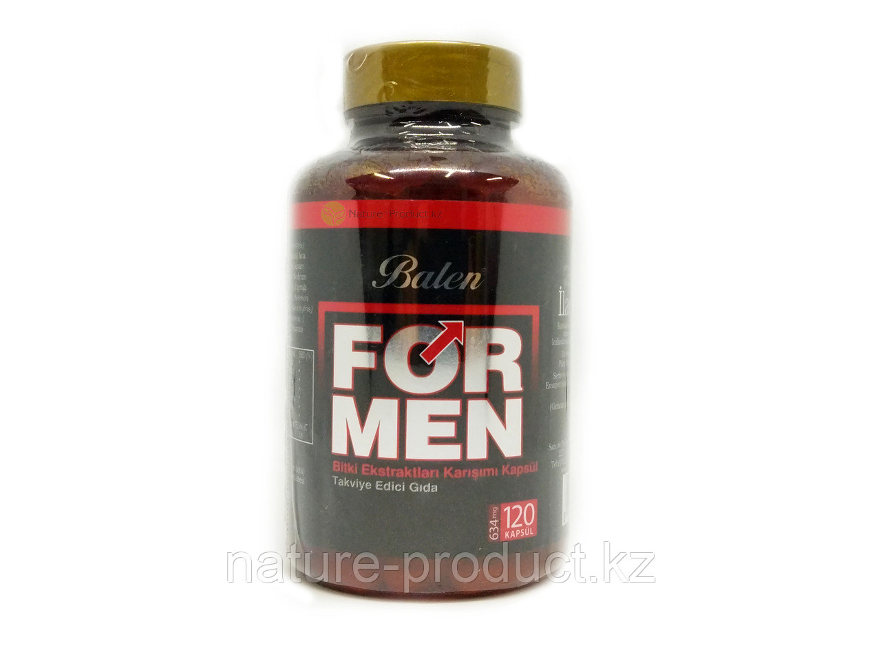 For men витамины мужские Бален balen 120 капсул - фото 1 - id-p97506915