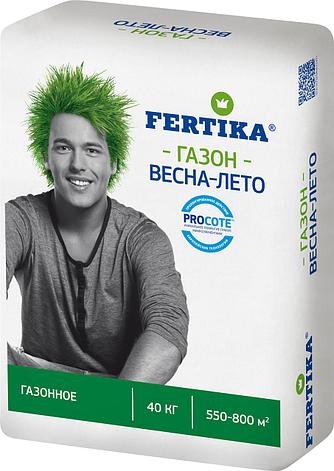 Газонное Весна-лето 40 кг мин.удобрение Фертика, фото 1