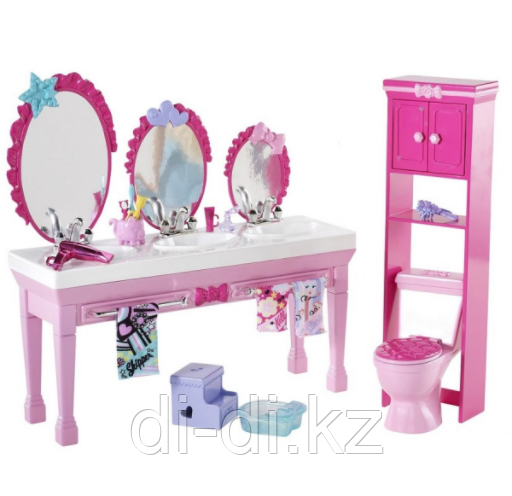 Mattel Barbie Ванная комната Barbie Sisters Beauty Fun T7181