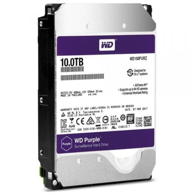 HDD 10 Tb Western Digital Purple (WD101PURZ). - фото 1 - id-p97506983