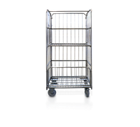 Тележка сетчатая с полками для белья разборная ТСПР-800