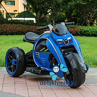 Детский электромотоцикл Bugatti синий