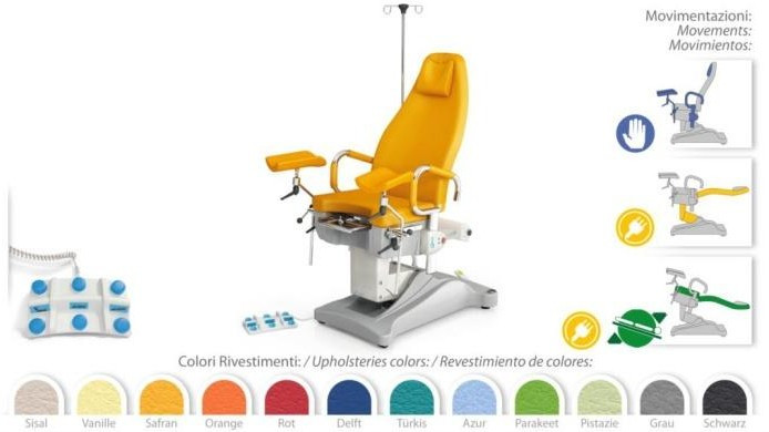 Электрическое гинекологическое кресло Givas AP4010 - фото 2 - id-p97508282