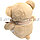 Мягкая игрушка мишка с бантиком меховая 48 см бежевый, фото 10