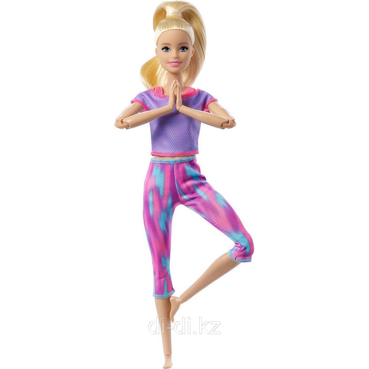 Mattel Barbie Кукла блондинка серии "Двигайся как я" GXF04