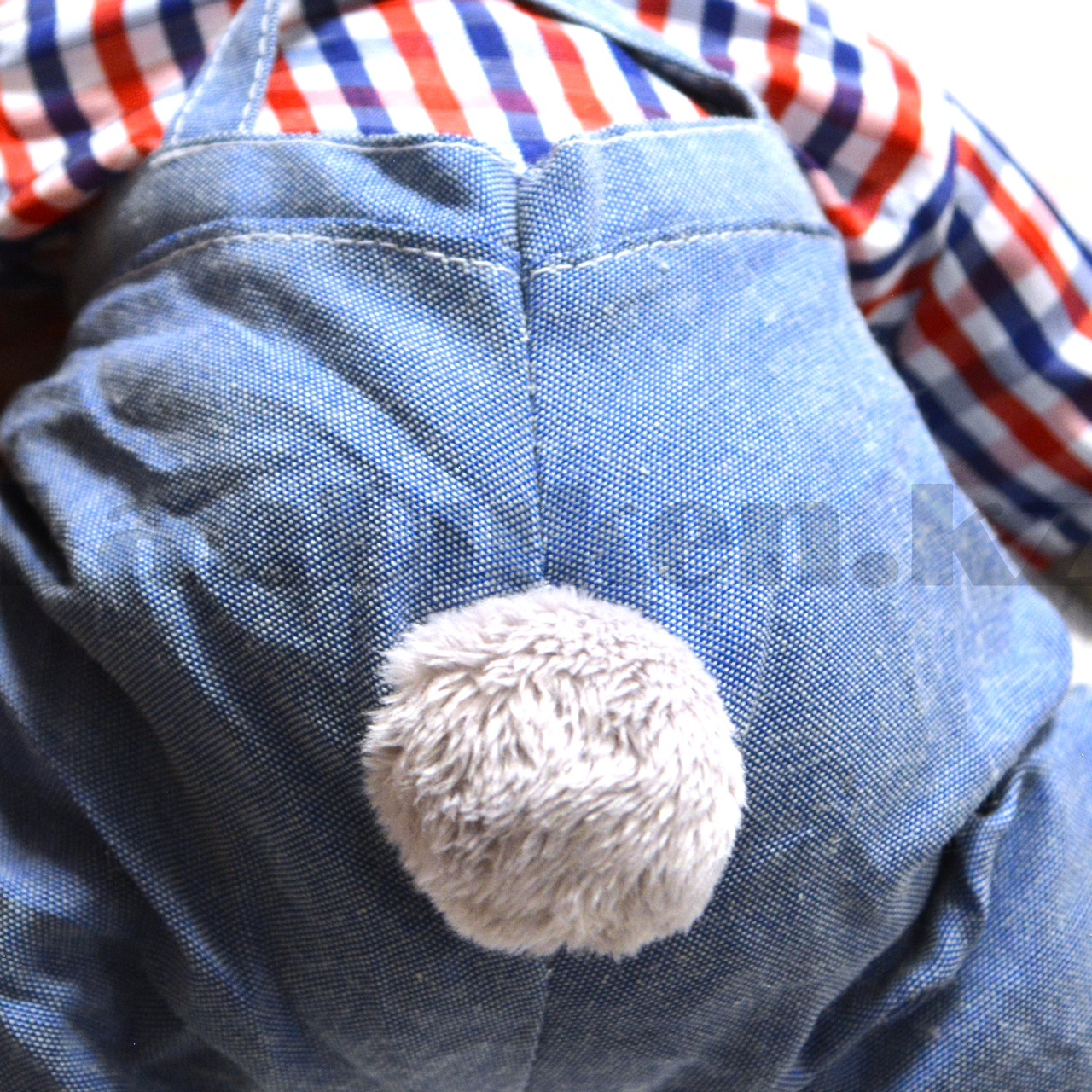 Мягкая игрушка "Мишка Тедди" в комбинезоне плюшевая 26 см - фото 7 - id-p97513725