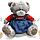 Мягкая игрушка "Мишка Тедди" в юбке плюшевая 25 см, фото 2