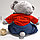 Мягкая игрушка "Мишка Тедди" в брюках плюшевая 25 см, фото 9