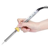 Паяльник электрический прозрачный с заземлением Yizi 60 Вт с регулятором температуры диммером