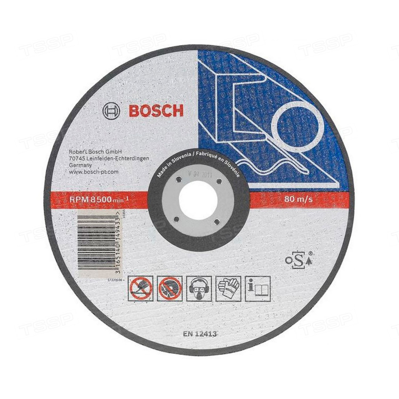 Диск шлифовальный Bosch 150*6мм 2608600389 - фото 1 - id-p97516270