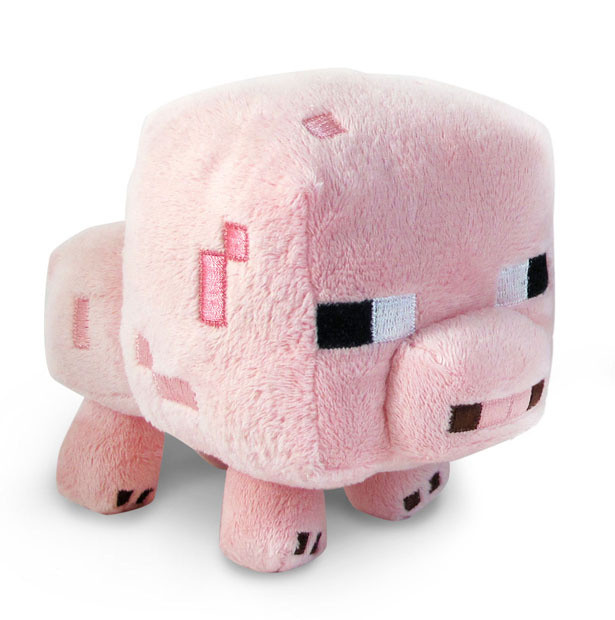 Мягкая игрушка Майнкрафт Свинья (Minecraft) 21 см