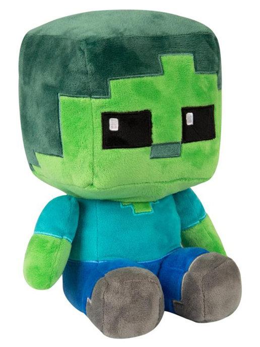 Мягкая игрушка Майнкрафт Зомби (Minecraft) 23 см