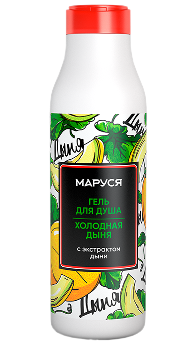 Гель для душа Маруся, Холодная дыня, с экстрактом дыни, 400 мл.