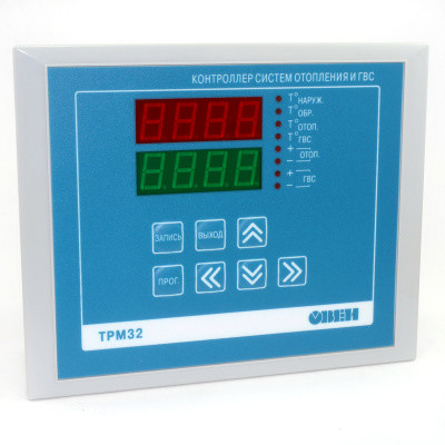 Контроллер температуры систем отопления и горячего водоснабжения с RS-485 ОВЕН ТРМ32-Щ7.ТС.RS