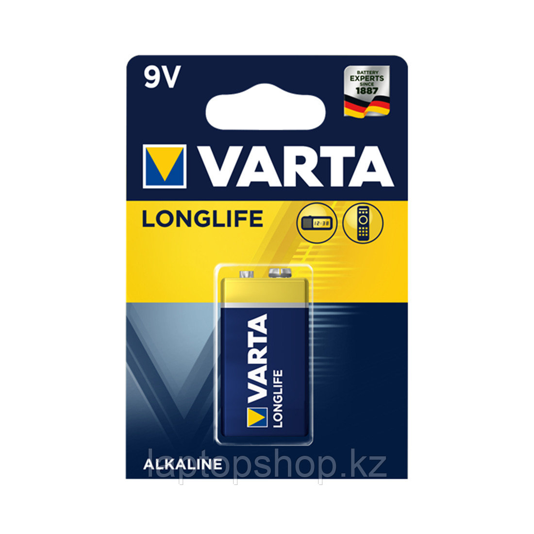 Батарейка VARTA Longlife E-Block 9V - 6LR61