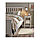 Кровать каркас ХЕМНЭС белая морилка Лонсет 180х200  ИКЕА, IKEA, фото 5