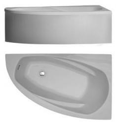 Ванна Astra-Form Тиора белая 154х105 правая