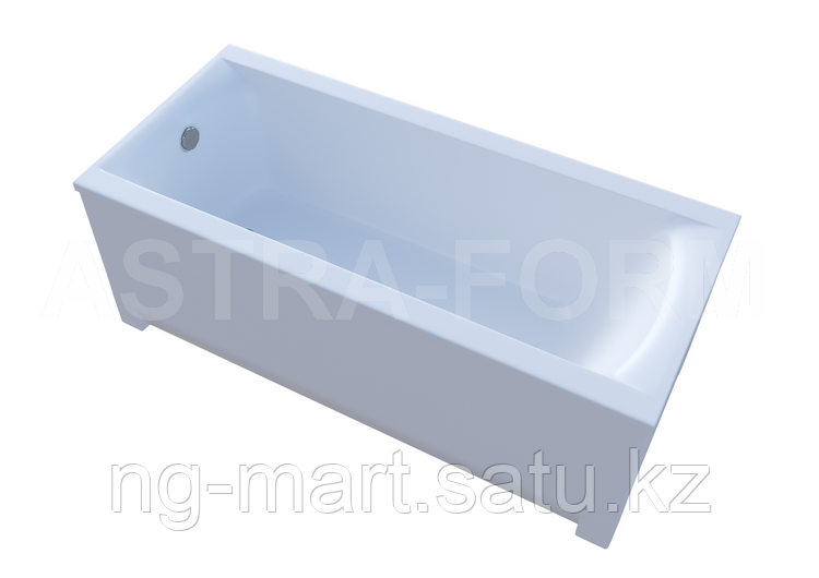 Ванна Astra Form НЬЮ-ФОРМ 180х80 белая иск. камень