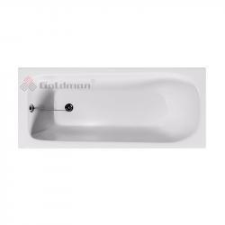 Ванна Goldman CLASSIC 1400x700 белый чугунная
