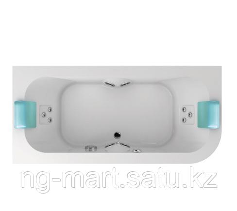 Ванна гидромассажная Jacuzzi Aquasoul Double HYDRO BASE, 190 х 90 х 57 см, Sx - Dx
