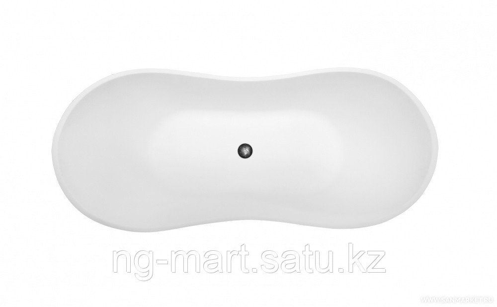 Ванна из литого мрамора Besco Viya 160 WMD-160-V, 160 х 71 см